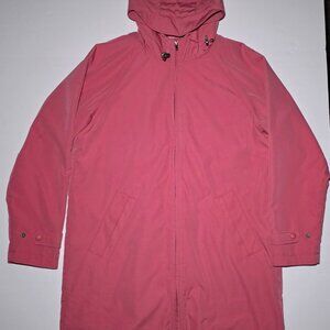 L.L. Bean Womens Rose PInk Full Zip Jacket With Liner Size Medium Regular